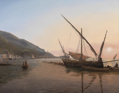 Parte di Castellammare sul Golfo di Napoli da Jakob Alt